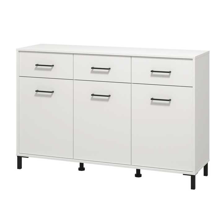 Komoda VIENNA biela, šírka 138 cm 1