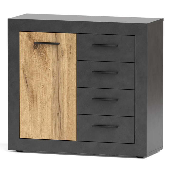 Komoda VILHELM 2 matera/dub wotan 1