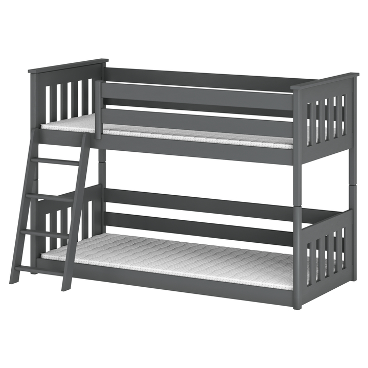 Poschodová posteľ VINEK grafitová, 80x200 cm 1