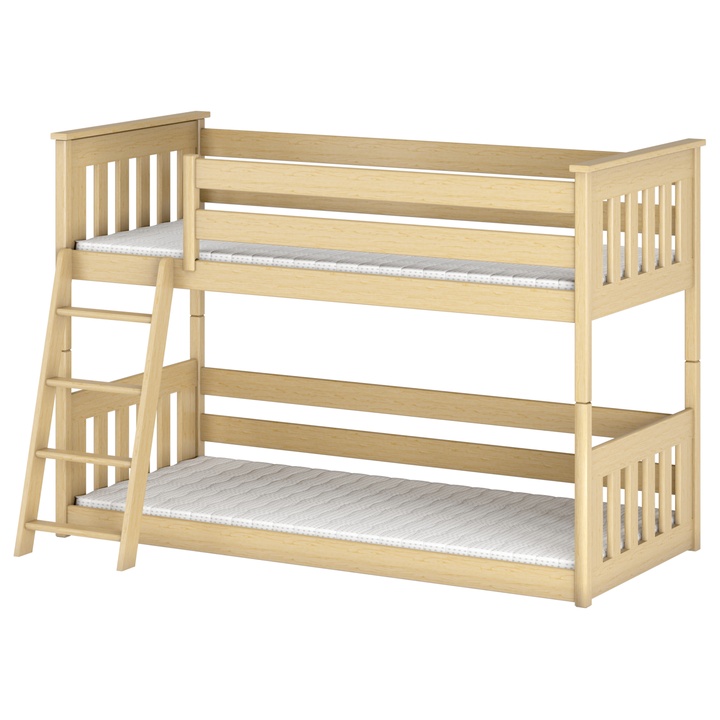 Poschodová posteľ VINEK borovica, 80x200 cm 1