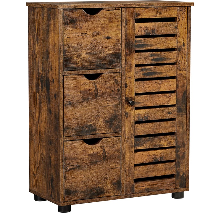 Kúpeľňová skrinka VINTAGE hnedá 1