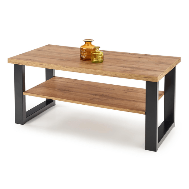 Konferenčný stolík  VINUM dub wotan/čierna 1