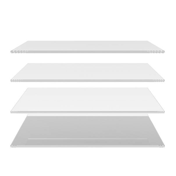 Vkladacie police VIVIENNE sklo, 4 ks 1