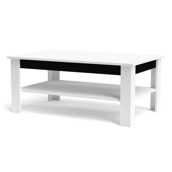 Konferenčný stolík VOTO 2 biela/čierna 1