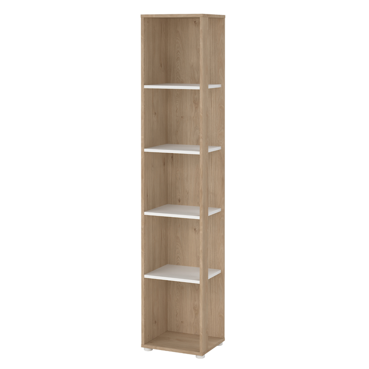 Regál WALKER IV dub jackson hickory/biela 1