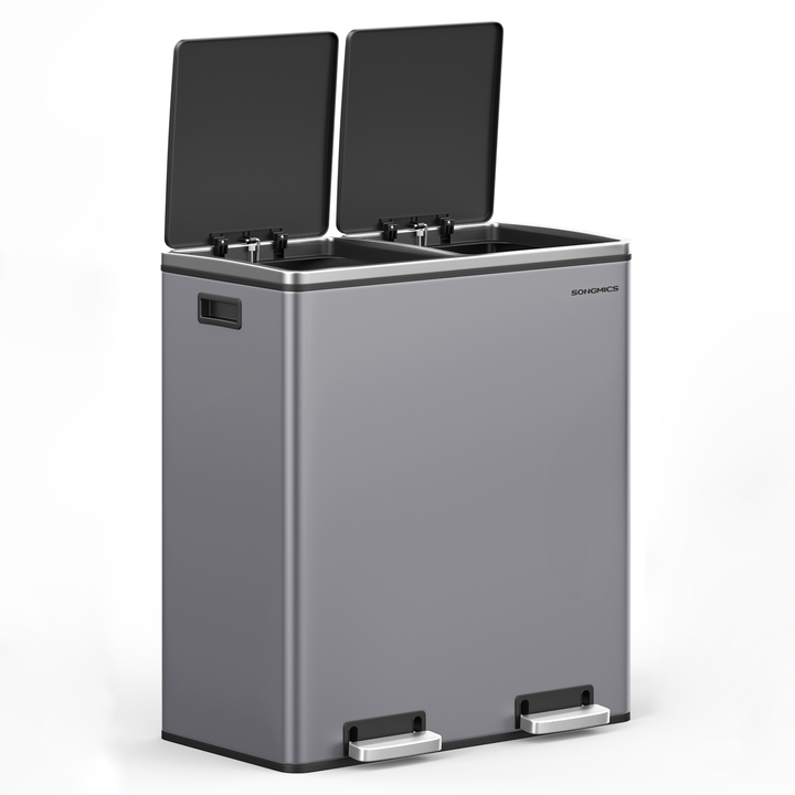 Odpadkový kôš WASTE 1 sivá, 2x30 l 1