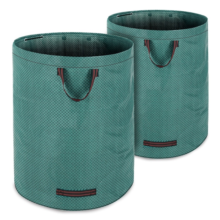 Vrecia na záhradný odpad WASTE zelená, 2 ks 1