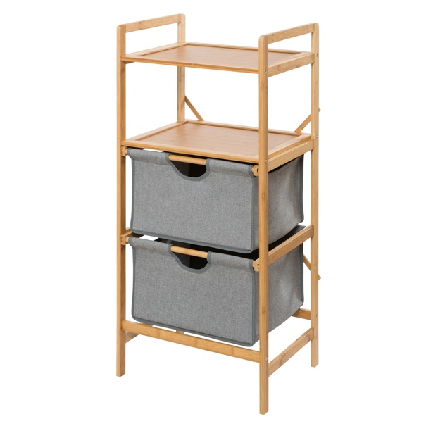 Regál na bielizeň WENKO BAHARI bambus/polyester 1