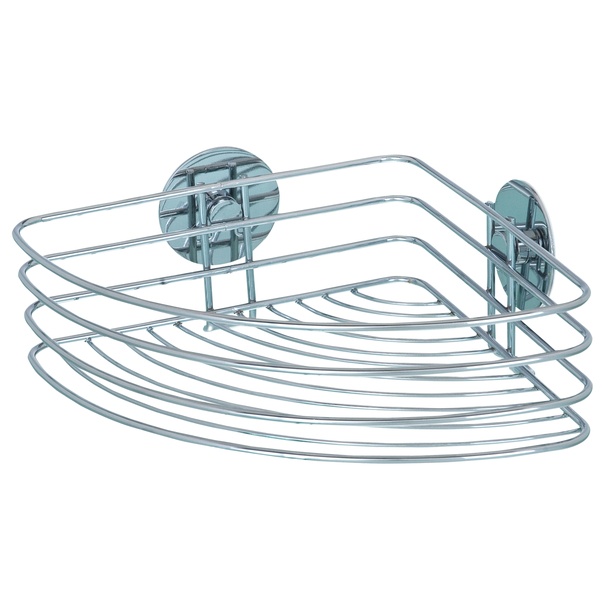 Kúpeľňová polica WENKO TURBO-LOC 2 chróm 1