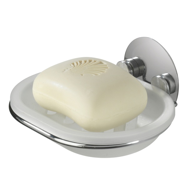 Mydlovnička WENKO TURBO-LOC chróm/plast 1