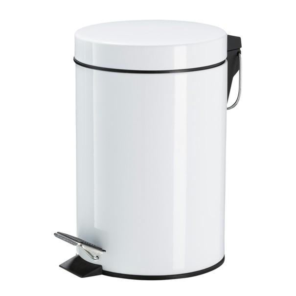 Odpadkový kôš WHITE hliník/plast, 3 l 1