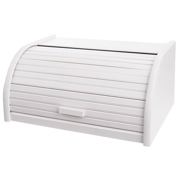 Nádoba na chlieb WHITELINE biela (masívny buk) 1