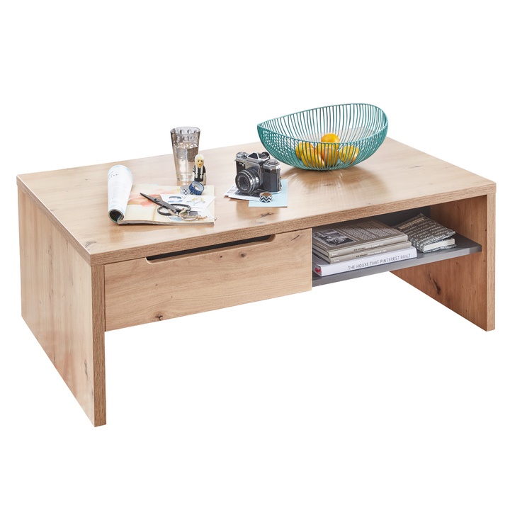 Konferenčný stolík WIGA grafitová/dub artisan 1