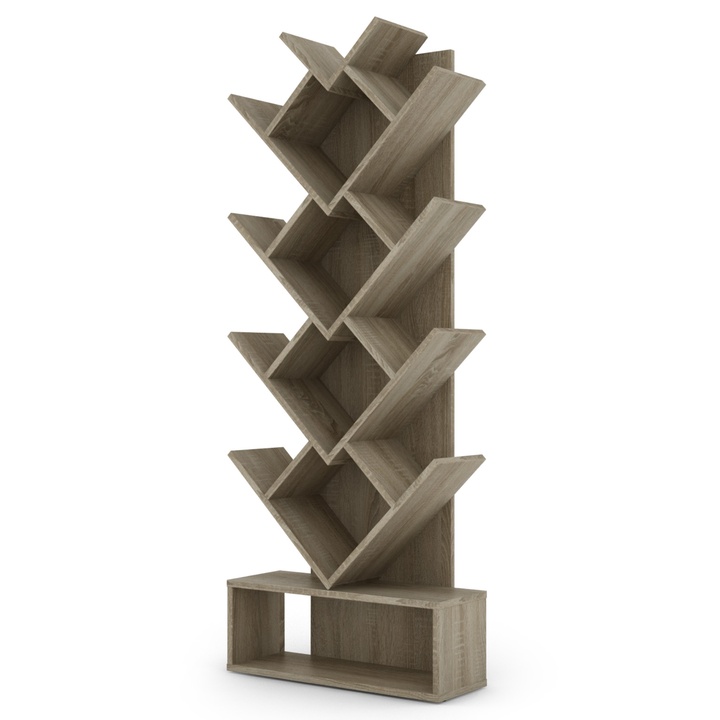 Knihovna WILLY dub sonoma 1