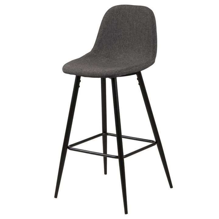 Barová stolička WILMA tmavosivá 1