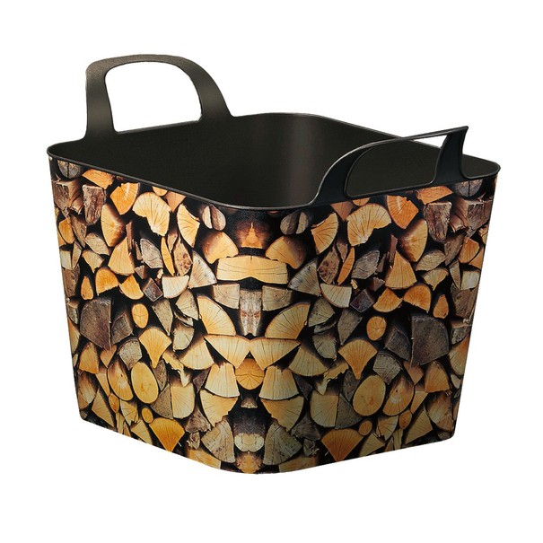 Univerzálny kôš WOOD plast 1