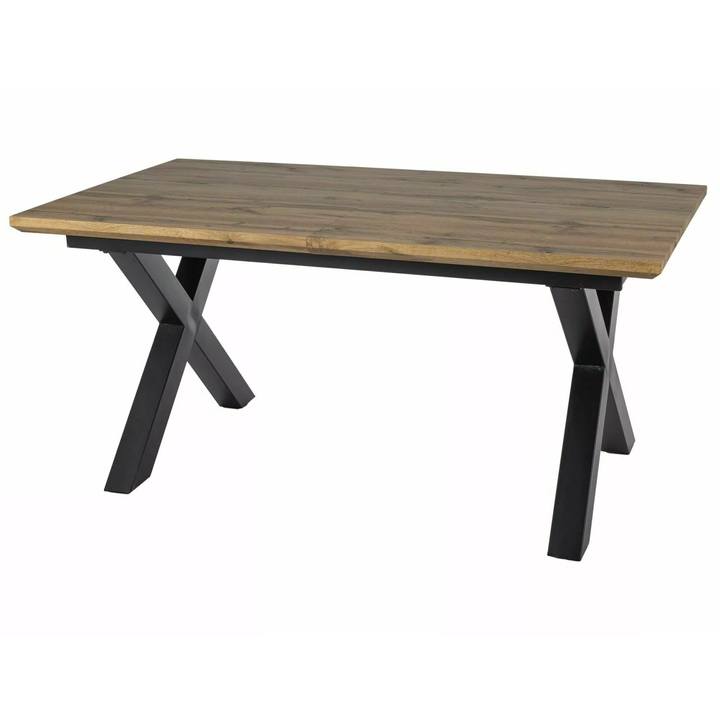 Jedálenský stôl XOVAIRU dub/čierna 1