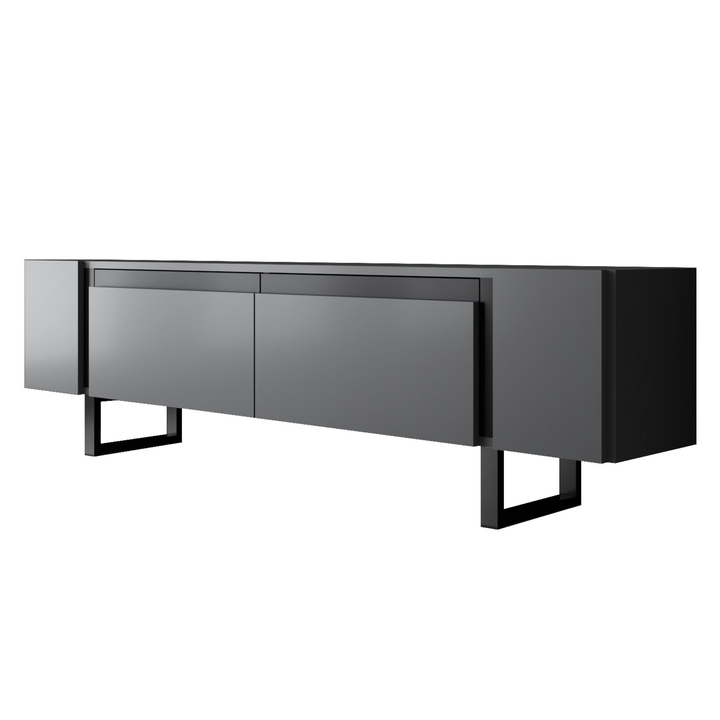 TV stolík YILDIZ antracitová/čierna 1