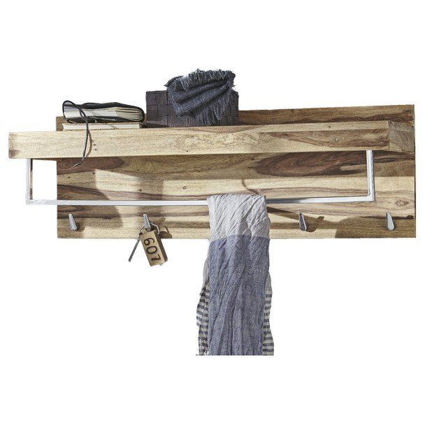 Nástenný vešiak YOGA palisander, šírka 90 cm 1