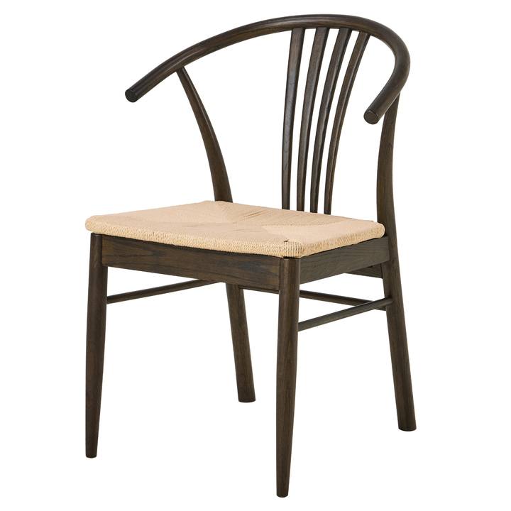 Jedálenská stolička YORK biela/matná dymová 1