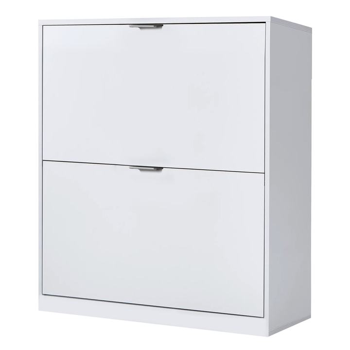 Skrinka na topánky YORO 2 biela 1