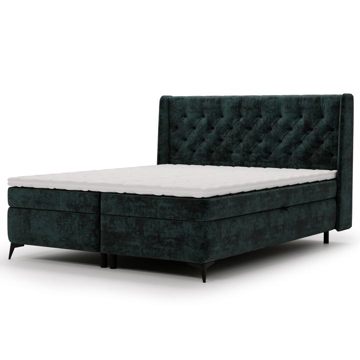 Posteľ s matracom ZARA modrozelená, 140x200 cm 1