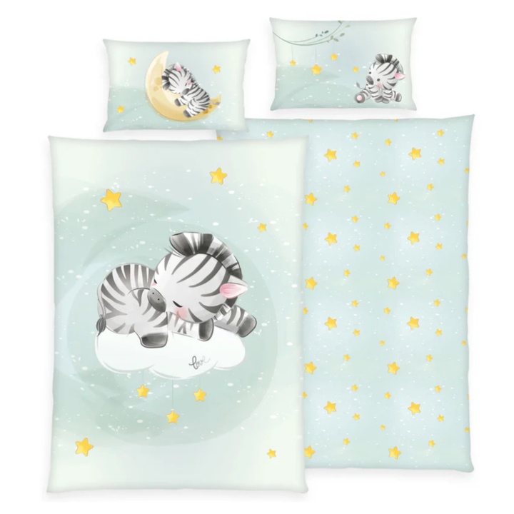 Posteľná bielizeň ZEBRA 40x60 a 100x135 cm 1
