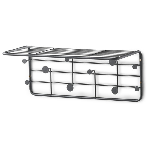 Kovový vešiak ZELLER čierna 1