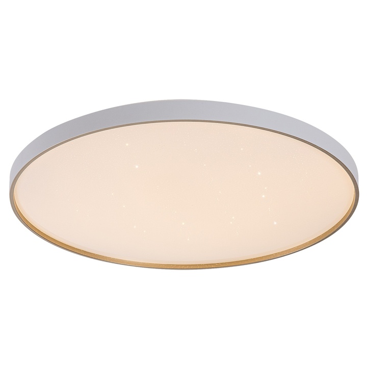 Stropné svietidlo ZERAVA biela/zlatá, priemer 77 cm 1