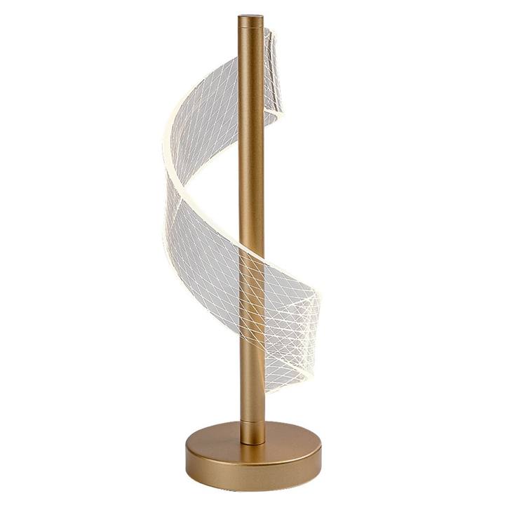 Stolná lampa ZOFRAEL zlatá/priehľadná 1