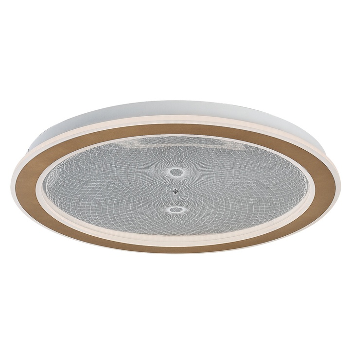 Stropné svietidlo ZOFRAEL zlatá/priehľadná 1