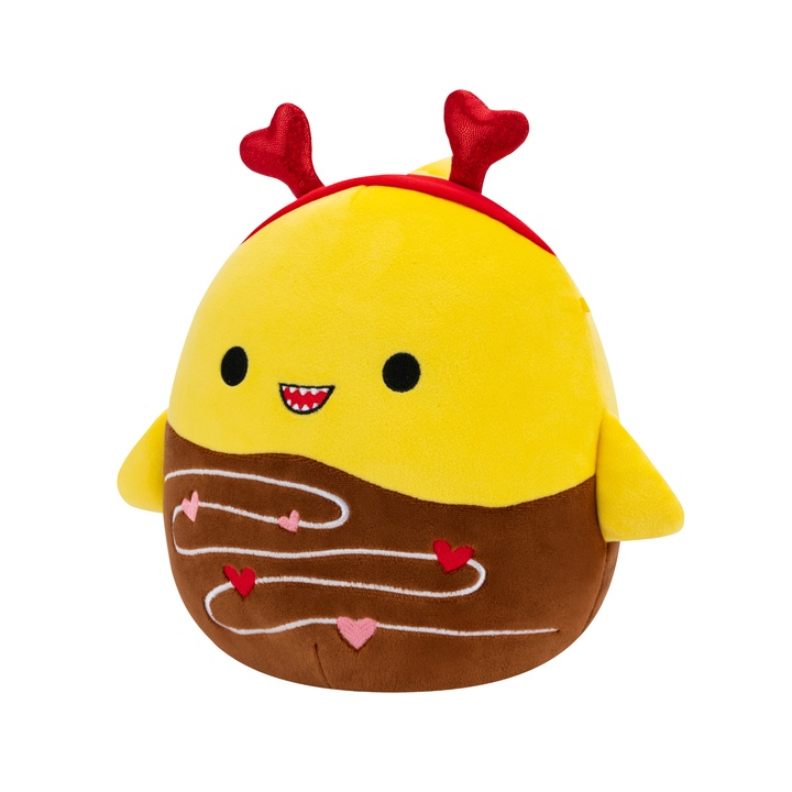 Hračka Squishmallows ŽRALOK CHANDLER žltá/hnedá, 20 cm 1