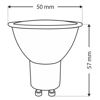 LED žiarovka 0080000958 GU10, 7W, neutrálna biela 2