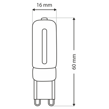 LED žiarovka 0080000964 G9, 6W, neutrálna biela 2
