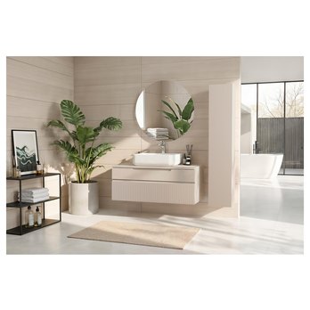 Kúpeľňová skrinka s umývadlom 100-2Z RIO kašmírová 3