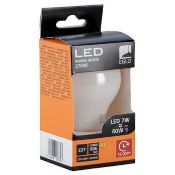 LED žiarovka 110033 E27, 7W, teplá biela 1