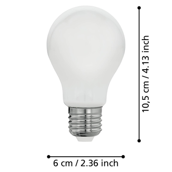 LED žiarovka 110033 E27, 7W, teplá biela 2