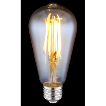 LED žiarovka filament 11399A E27, 7W, teplá biela, jantárová 3