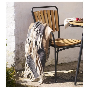 Pléd 3971015 sivá/hnedá/krémová 1