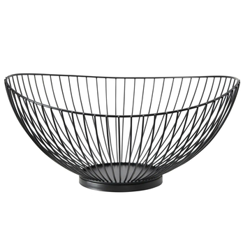 Kovová misa 40581845 čierna, šírka 30 cm 1