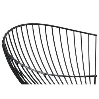 Kovová misa 40581845 čierna, šírka 30 cm 2