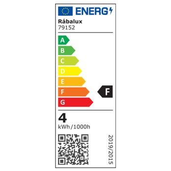 LED žiarovka filament 79152 E27, 4W, teplá biela, jantárová 1