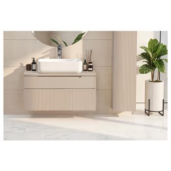 Kúpeľňová skrinka s umývadlom 80-2Z RIO kašmírová 1