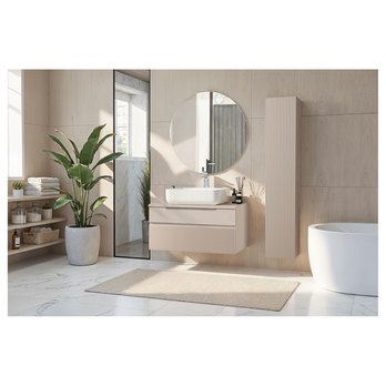 Kúpeľňová skrinka s umývadlom 80-2Z RIO kašmírová 3