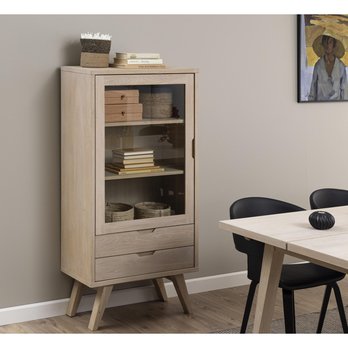 Vitrína A-LINE 72 dub 1