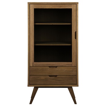 Vitrína A-LINE 72 dymový dub 1