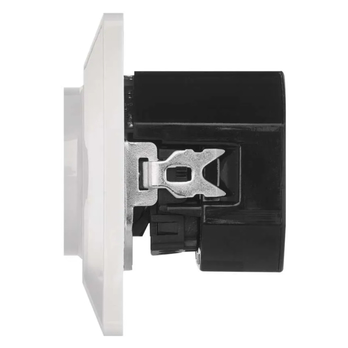 Zásuvka s USB A6000.4 biela, 1 zásuvka, 2x USB 3