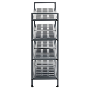 Polica na topánky AARHUS I antracitová 2