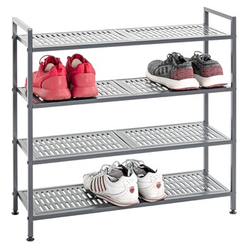 Polica na topánky AARHUS I antracitová 3