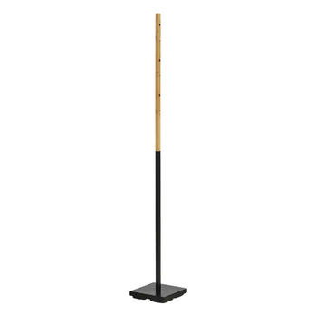 Stojanový vešiak ABELIA čierna/prírodná 2